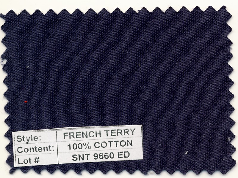 French Terry 100% Cotton 10.5 oz